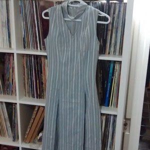 White | Closet pinstripe maxi dress